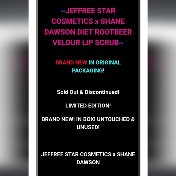 Jeffree Star Velour Lip Scrub in Diet Rootbeer - Picture 4 of 6